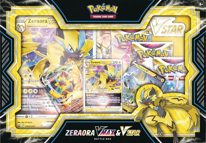 Pokemon: Deoxys/Zeraora Vmax And Vstar Battle Box