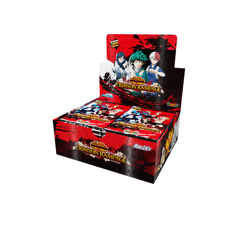 My Hero Academia: Crimson Rampage Booster Box (1st Edition Printing)