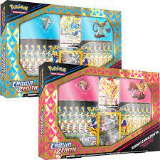 Pokemon TCG: Sword & Shield - Crown Zenith Collection - Premium Figure Collection - Shiny Zacian / Shiny Zamazenta