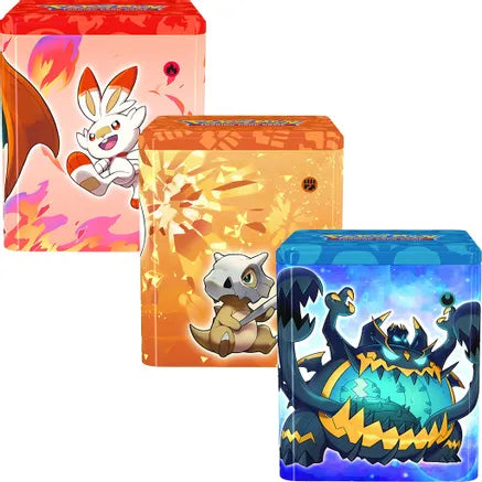 Pokemon Stacking Tins: Fighting-Fire-Darkness