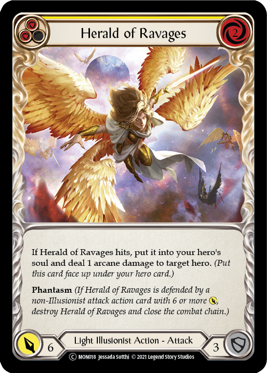 Herald of Ravages (Yellow) [U-MON018] Unlimited Normal