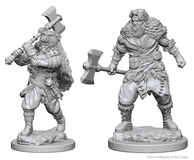 Dungeons & Dragons Nolzur`s Marvelous Unpainted Miniatures: Human Barbarian Male W01