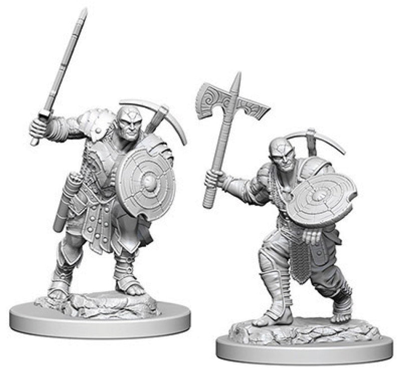 Dungeons & Dragons Nolzur`s Marvelous Unpainted Miniatures: Earth Genasi Male Fighter W04