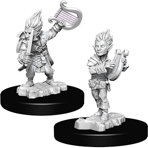 Pathfinder Deep Cuts Unpainted Miniatures: Gnome Male Bard W5