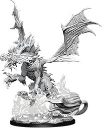 Pathfinder Deep Cuts Unpainted Miniatures: Nightmare Dragon W12