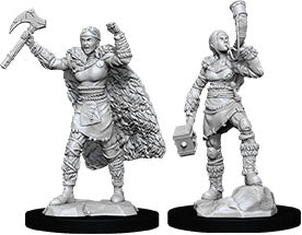 Dungeons & Dragons Nolzur`s Marvelous Unpainted Miniatures: Human Barbarian Female W12