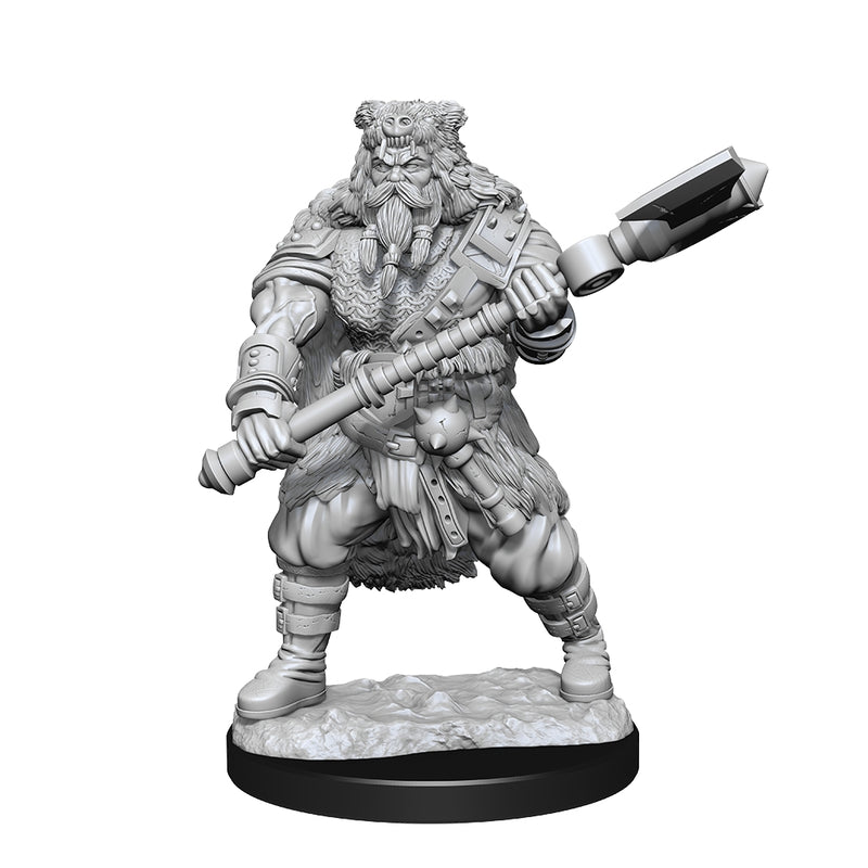 Dungeons & Dragons Nolzur`s Marvelous Unpainted Miniatures: Human Barbarian Male W14