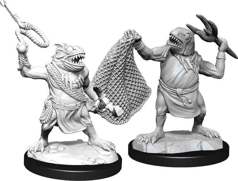 Dungeons & Dragons Nolzur`s Marvelous Unpainted Miniatures: Kuo-Toa & Kuo-Toa Whip W14
