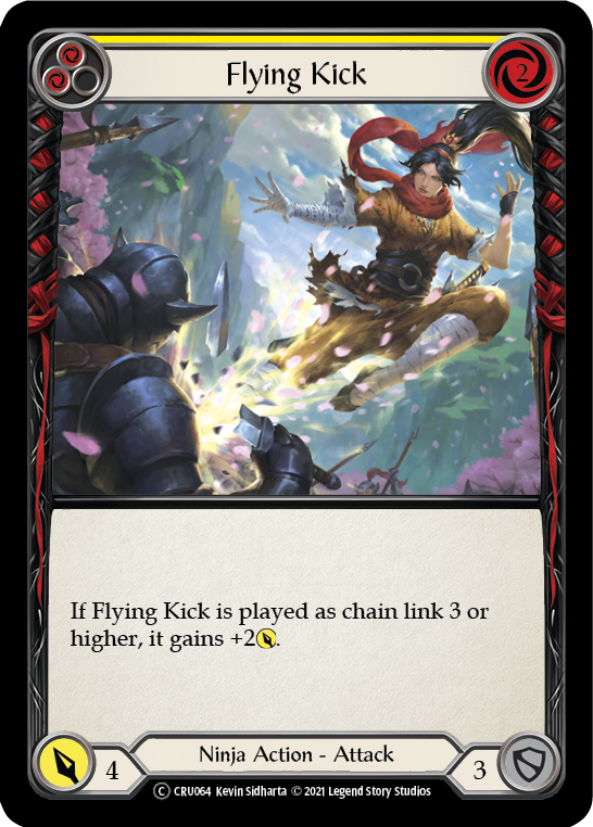 Flying Kick (Yellow) [U-CRU064] Unlimited Normal